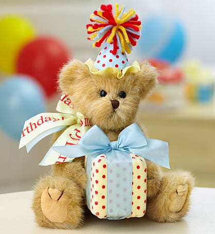 Bearington® Happy Birthday Bear with Cookies